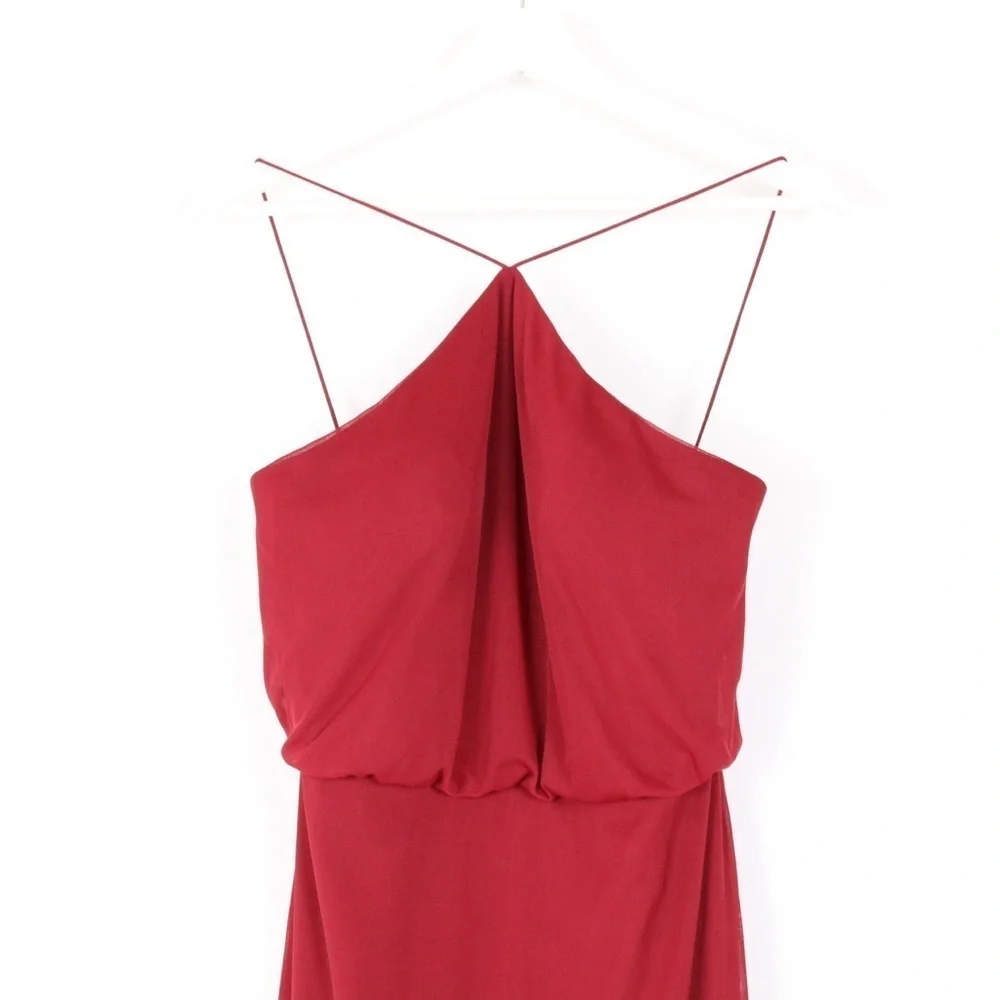 Alfred Sung Halter Neck Formal Maxi Dress - Picture 2 of 9